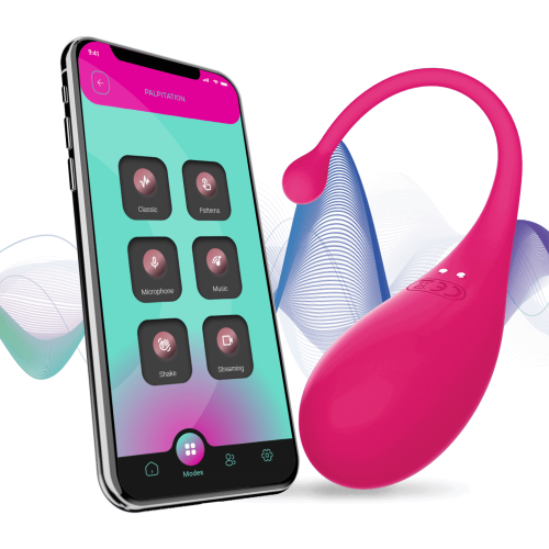 Adrien Lastic - Palpitation - Vibrerende Egg med APP Rosa Adrien Lastic - Palpitation - Vibrerende Egg med APP Rosa