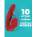 Intoyou - Mouty - Biting & Flipping - Rabbitvibrator med app - Rød Intoyou - Mouty - Biting & Flipping - Rabbitvibrator med app - Rød