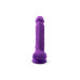 Silexd - Silikon Dildo med Pung - Model 1 - 7" - Lilla 