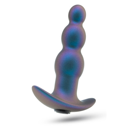 Anal Adventures - Anal kuler med vibrasjon - Expedition Plug - Blå/lilla