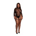 Le Desir - Shimmer body med PU harness Queen Size (XL-4XL) Le Desir - Shimmer body med PU harness Queen Size (XL-4XL)