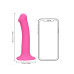 Loveline - Vibrator med base - Medium - Rosa Loveline - Vibrator med base - Medium - Rosa