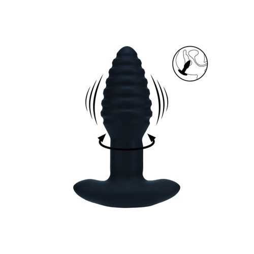 Levelz - 3 - Vibrerende buttplugg med roterende kuler