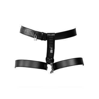 OUCH! Xtreme Chastity belt - kyskhetsbelte i PU lær 