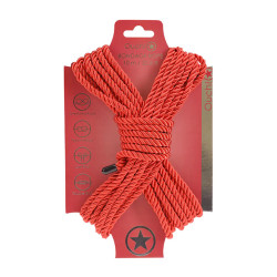 Ouch! Bondagetau - 10 meter - 6mm - Rød