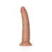 RealRock - Slim Realistisk Dildo med sugekopp 15,5 cm - Tan