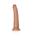 RealRock - Slim Realistisk Dildo med sugekopp 15,5 cm - Tan