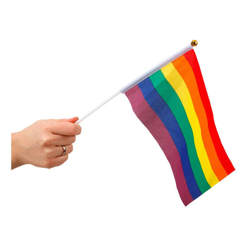 Pride flagg på pinne - Regnbue Pride flagg på pinne - Regnbue